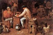 BROUWER, Adriaen The Card Players fd oil painting